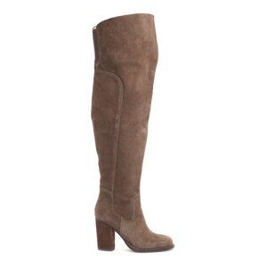Kelsi Dagger Brooklyn Logan Taupe Wide Calf Boots NWOB Size 7